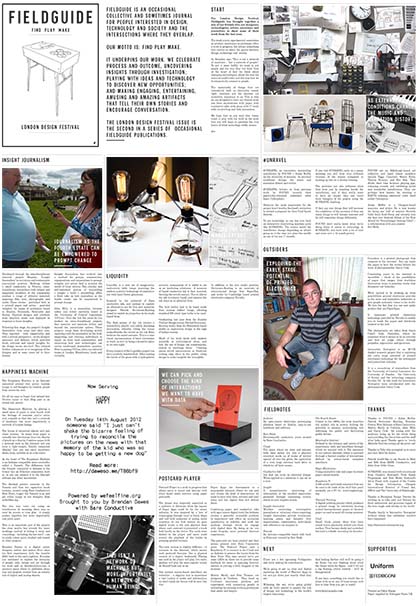 London Design Festival, inside pages